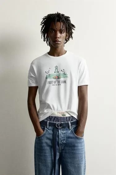 تی‌شرت چاپی طرح‌دار FRUIT OF THE LOOM™