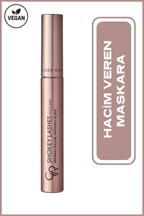 Golden Rose اسموکی لشز ماسکارا - مشکی - حجم دهنده