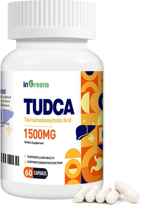 inGreens TUDCA پاکسازی و ترمیم کبد ۱۵۰۰ میلی‌گرم ۶۰ کپسول