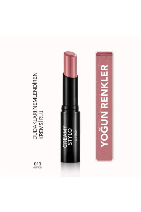 رژ لب کرمی فلورمار مدل Creamy Stylo با پایانه نیمه براق رنگ 013 Fall Rose