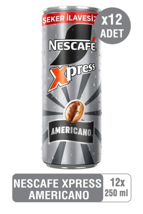 نسکافه NESCAFÉ XPRESS امریکانو قهوه سرد 250ml x12