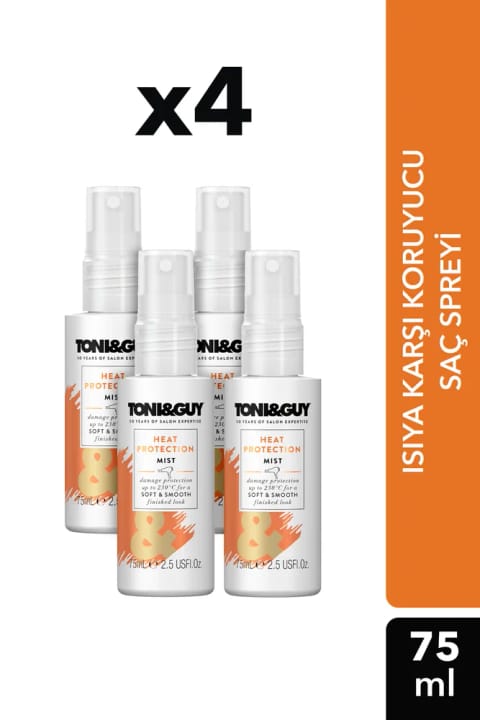 Toni&Guy اسپری محافظ حرارت مو 4×75 میلیلیتر