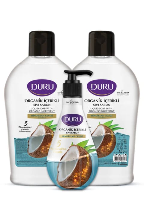 Duru ارگانیک با عصاره نارگیل شامپو بدن ۵۰۰ میلی‌لیتر