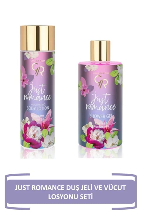 Golden Rose Just Romance ست ژل دوش و لوسیون بدن