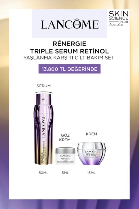 ست مراقبت پوست Lancome Renergie Triple Serum Retinol