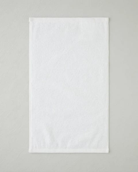 حوله دستی نخی Cotton %100 Line سفید ۳۰×۵۰ سانتی‌متر