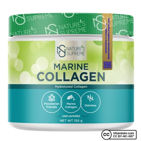 Nature's Supreme Marine Collagen 150 گرم بدون طعم