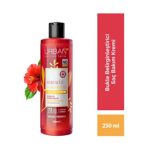 Urban Care هیبیسکوس و کره شی کرم مراقبت مو حالت‌دهنده فر ۲۵۰ میلی‌لیتر