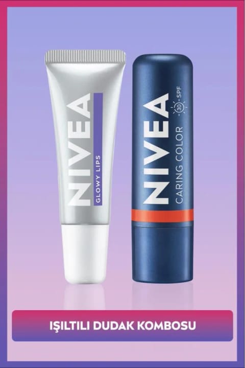 NIVEA SPF30 مرجانی رژ لب و بالم مرطوب کننده لب