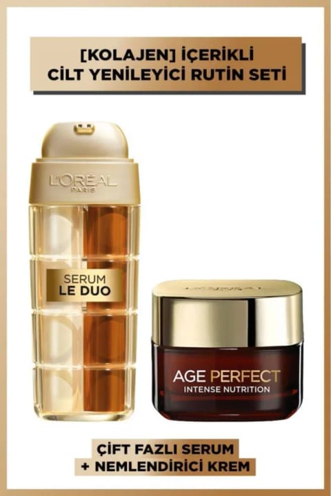 ست روتین بازسازی‌کننده پوست L'Oreal Paris حاوی Collagen