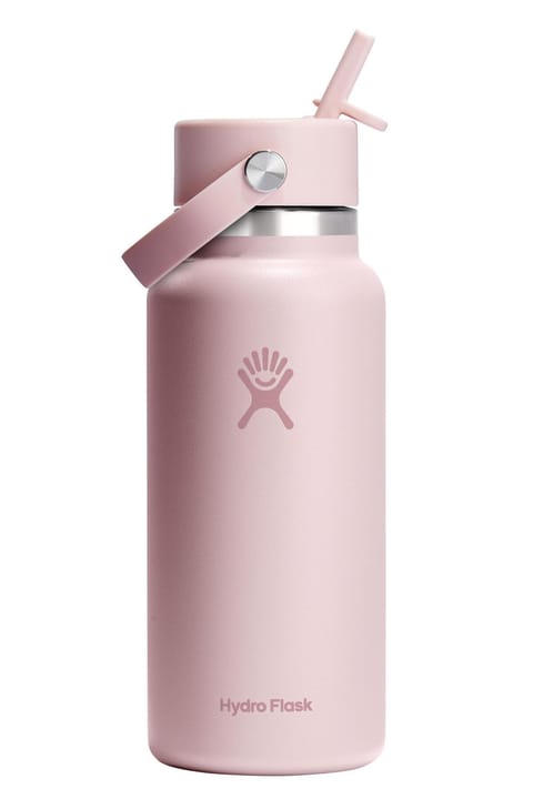 ترموس Hydro Flask با درپوش پهن و نی 946 ml (32 Oz) - صورتی Trillium