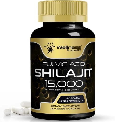 کپسول شیلاجیت هیمالیا Wellnees Labs برای آقایان - ۱۵۰۰ میلی‌گرم