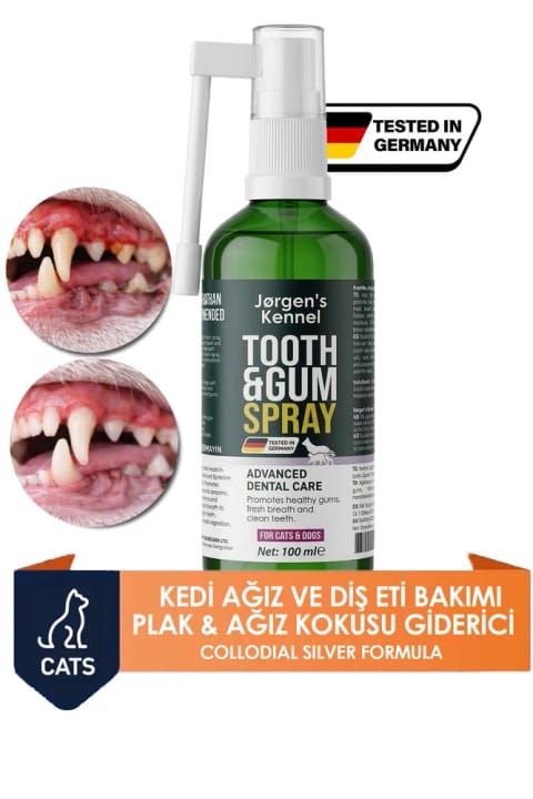 Jorgens Kennel اسپری مراقبت از دهان و دندان گربه 100ml