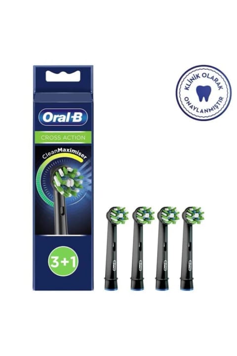 Oral-B Cross Action 3 1 Yedek Fırça Başlığı با فناوری Cleanmaximizer