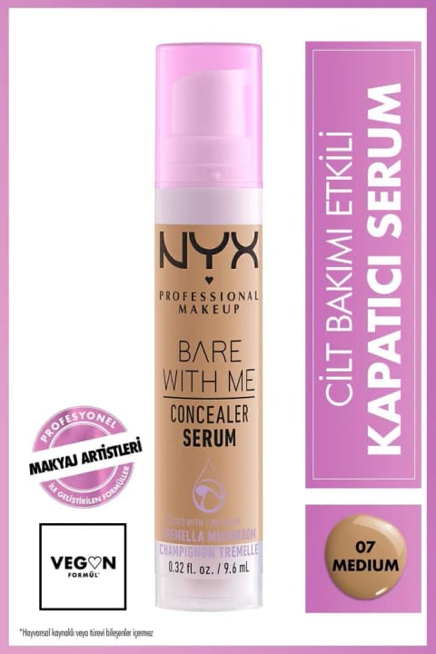 NYX Professional Makeup Bare With Me سرم کانسیلر 07 مدیوم