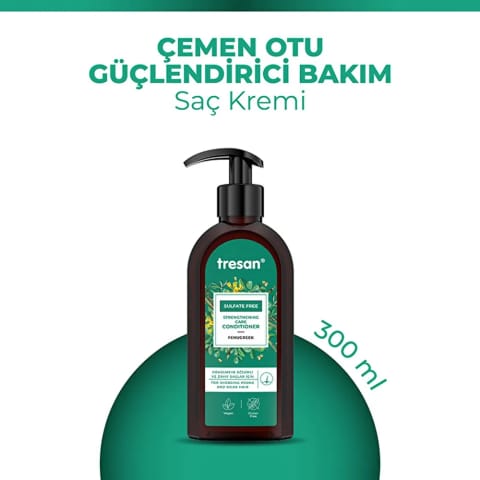 Tresan نرمکننده تقویتی شنبلیله بدون سولفات 300 میلیلیتر