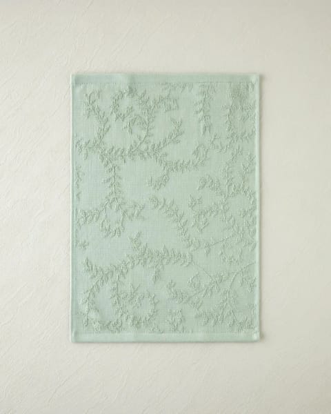 حوله دستی ژاکارد Leafy Touch ۱۰۰٪ پنبه ۳۰×۴۰ سانتی‌متر سبز
