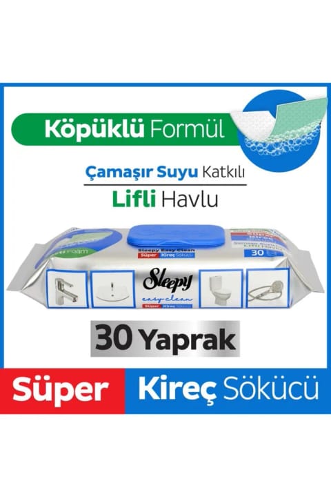 Sleepy Easy Clean دستمال فوق‌العاده رسوب‌گیر ۳۰ برگ