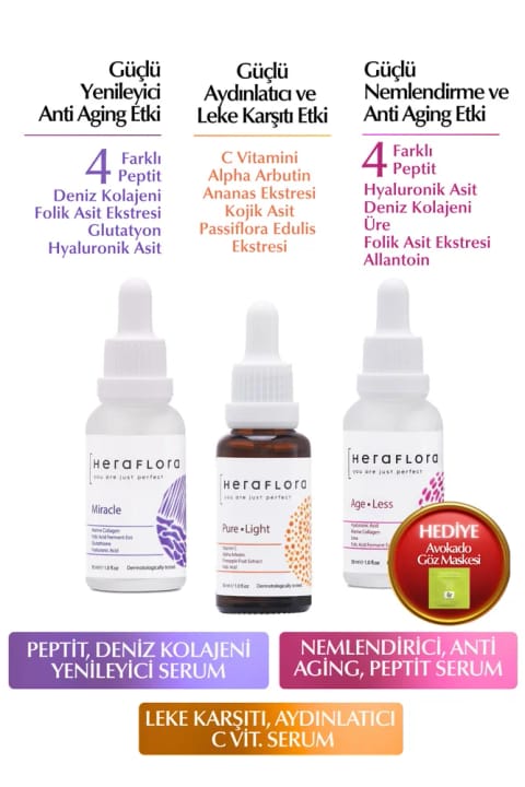 Heraflora Collagen, Brightening, Vitamin C, Anti-Aging Skin Care Serum...
