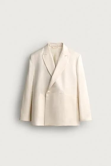 VISCOSE/LINEN بلزر دو ردیفه