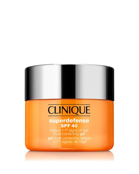 کلینیک سوپردیفنس SPF 40 ژل مرطوبکننده موثر در برابر خستگی و اولین علائم پیری