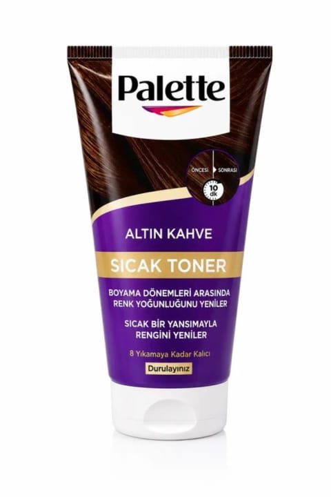 Palette رنگ مو ICC تونر قهوه‌ای طلایی 150ml TR