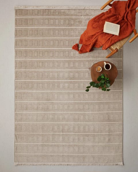 فرش Chera 100x200 سانتی‌متر بژ