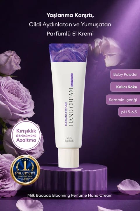 میلک بائوباب کرم دست نرمکننده ضد پیری معطر Blooming Perfume