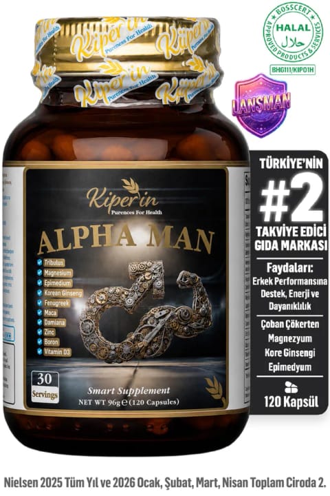 کیپرین Alpha Man | فرمول ویژه آقایان | ۱۲۰ کپسول