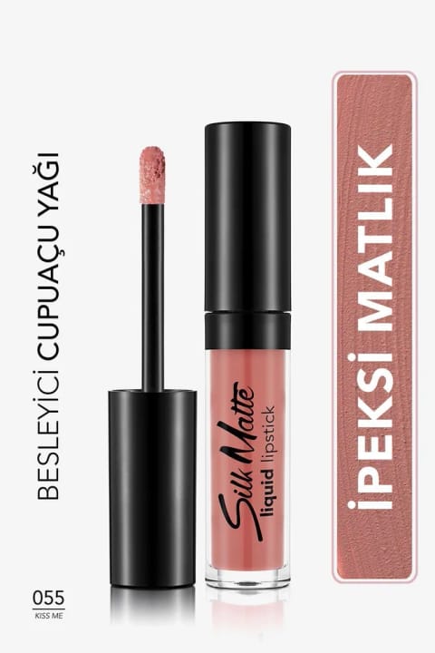 Flormar Silk Matte روژ لب مایع مخملی مات - 055