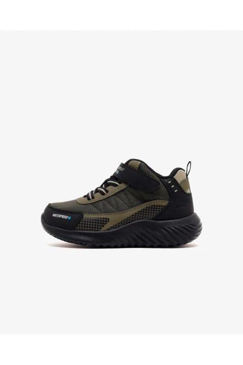 SKECHERS BOUNDER-EXPLORE SQUAD پسرانه کوچک چکمه مشکی 406339N BKOL