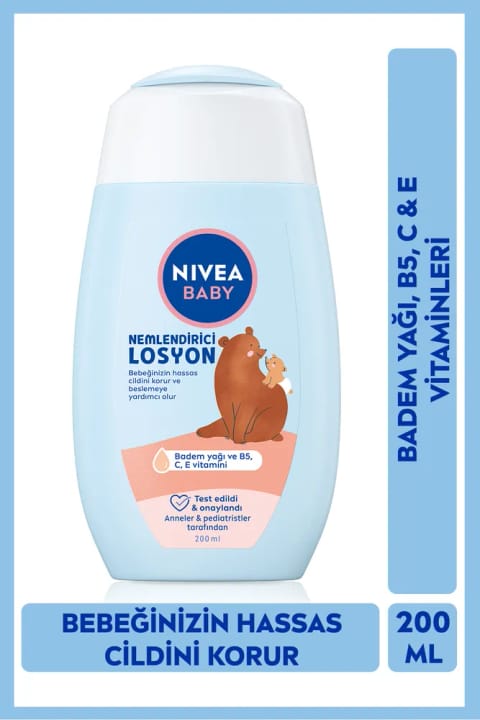 NIVEA Baby لوسیون مرطوبکننده کودک ۲۰۰ میلیلیتر
