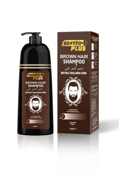 Softto Plus سفیدکننده مو بدون آمونیاک و بدون پارابن شامپو قهوهای