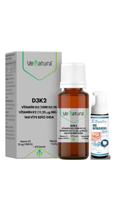 ویناتورا Vitamin D3 و Menaquinon 7 (11.25 میکروگرم) مکمل غذایی 20 میلیلیتر