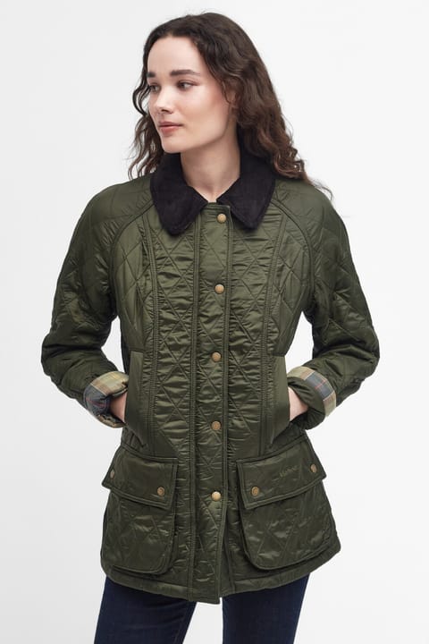 Barbour Beadnell کاپشن کاپیتونه قطبی OL91 زیتونی