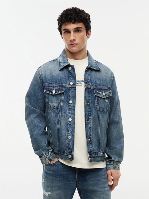 ژاکت جین مردانه Ryan مدل Regular