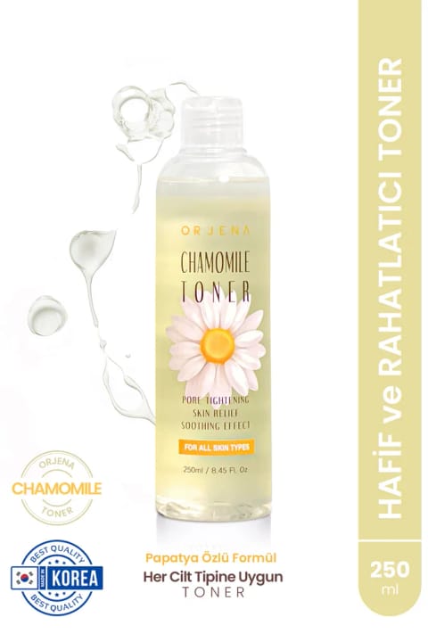 Orjena Chamomile تونر بابونه - تونر سبک و آرام‌بخش ۲۵۰ میلی‌لیتر