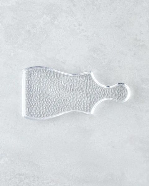 ظرف ارائه Soft شیشه‌ای ۱۸×۹×۱ سانتی‌متر شفاف