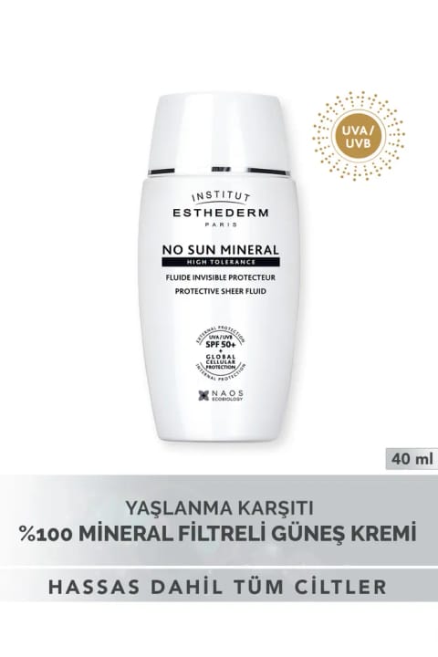 Institut Esthederm No Sun کرم ضدآفتاب معدنی فوق سبک SPF50+ 40 ml