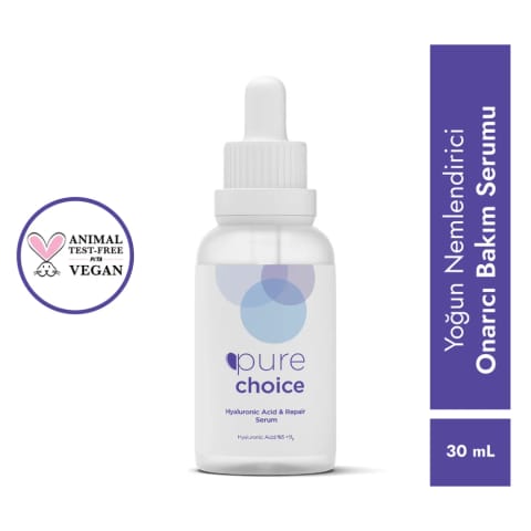 Pure Choice سرم مراقبتی ترمیم‌کننده و آبرسان شدید ۳۰ میلی‌لیتر