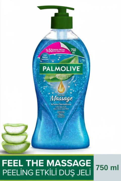 Palmolive Aroma Sensations Feel The Massage شاور ژل و حمام با اثر لایه‌بردار