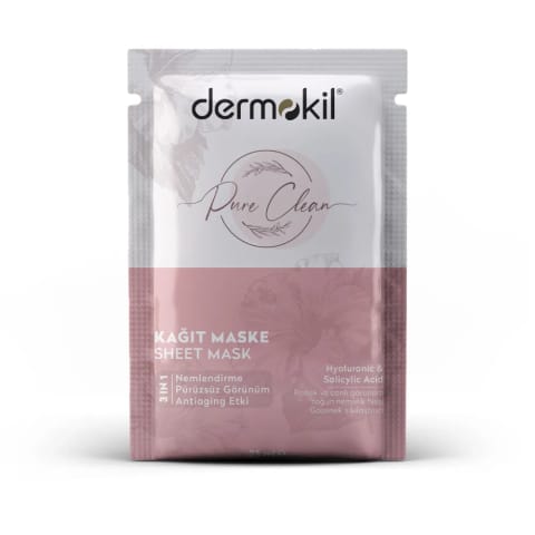 Dermokil Pure Clean ماسک ورقه‌ای 3in1 23 میلی‌لیتر