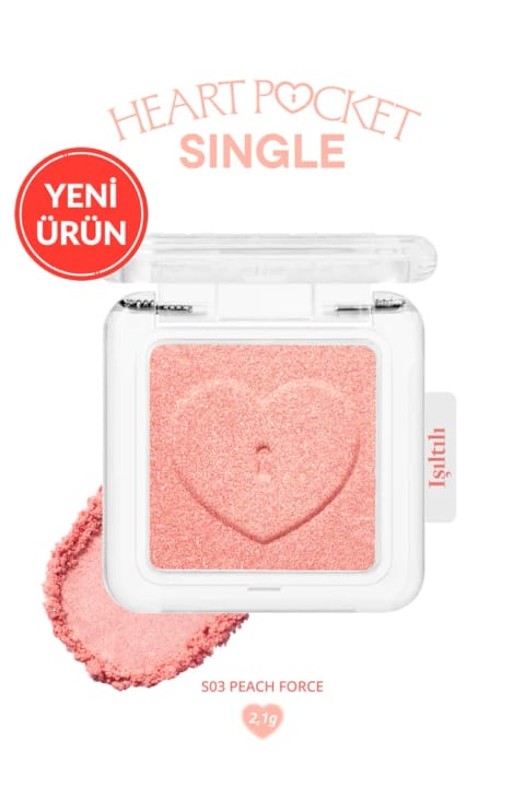 پریپرا سایه تک قابل شخصی‌سازی Heart Pocket Single (S03 Pe...