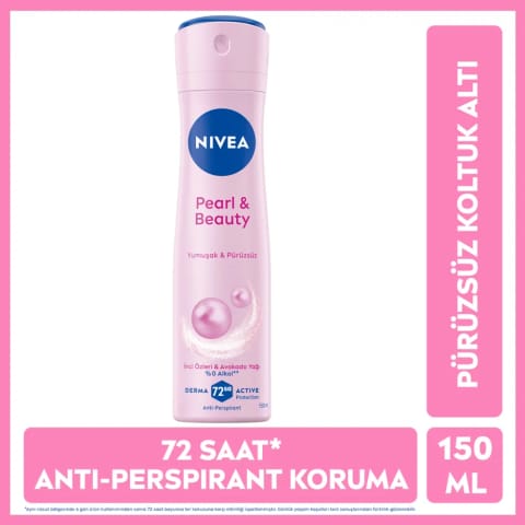 NIVEA دئودورانت اسپری زنانه Pearl&Beauty 150 میلی‌لیتر
