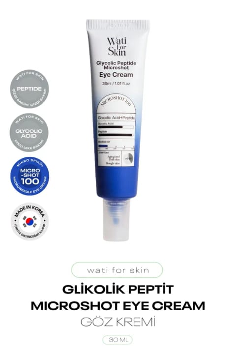 wati for skin کرم دور چشم با میکرو اسپیکول و گلیکولیک اسید