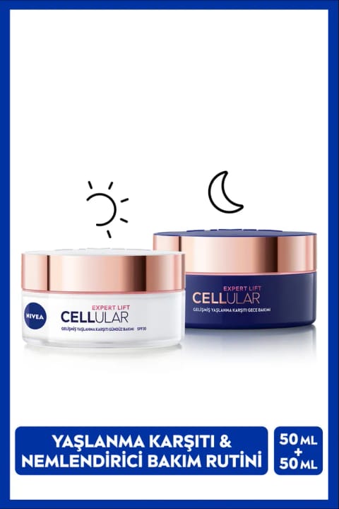 NIVEA Cellular Expert Lift کرم روز ضد پیری پیشرفته با باکوکیول خالص