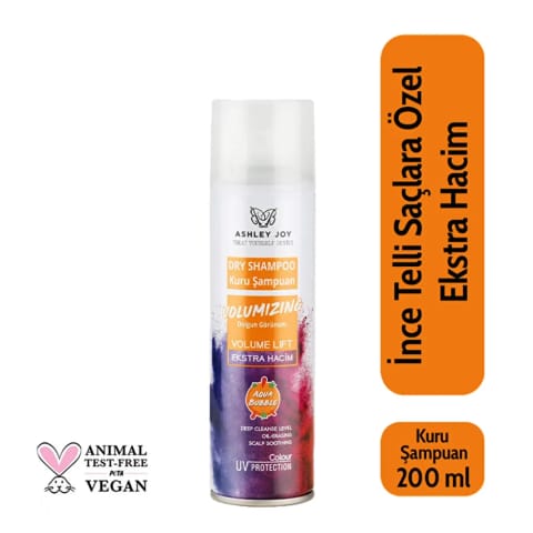 شامپو خشک حجمدهنده اشلی جوی Aqua Bubble 200ml
