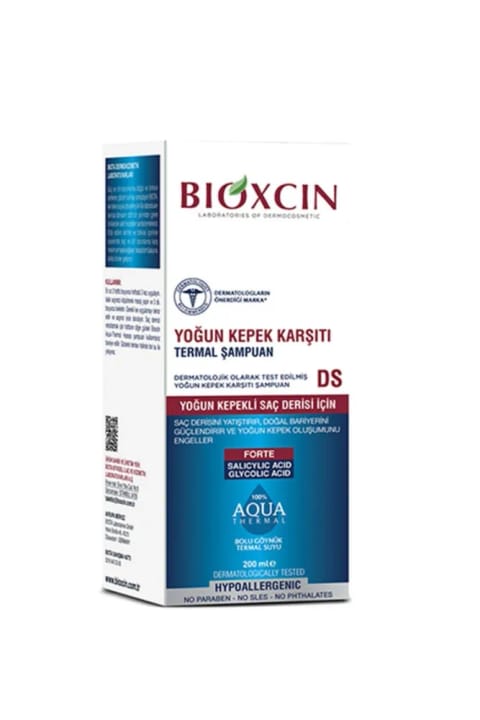 شامپو ضد شوره شدید Bioxcin Aqua Thermal DS 200ml
