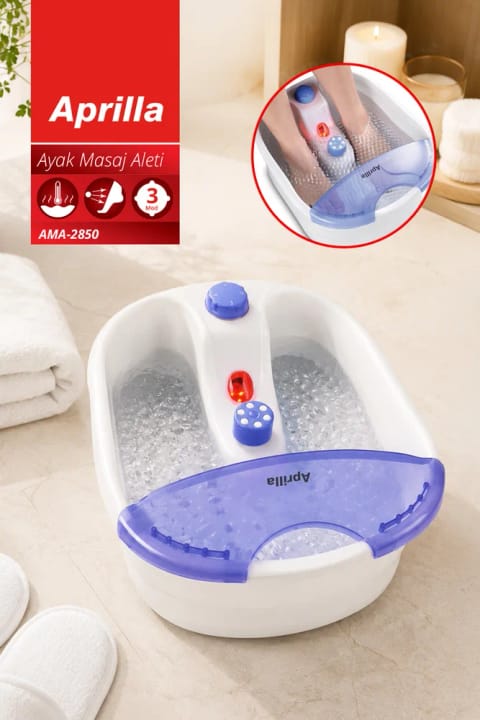دستگاه ماساژ و اسپای پا Aprilla AMA-2850 | ۳ حالت ماساژ و لرزش و گرمایش