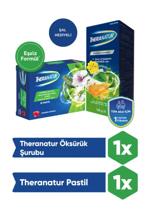 theranatur شربت + قرص پاستیل 1+1